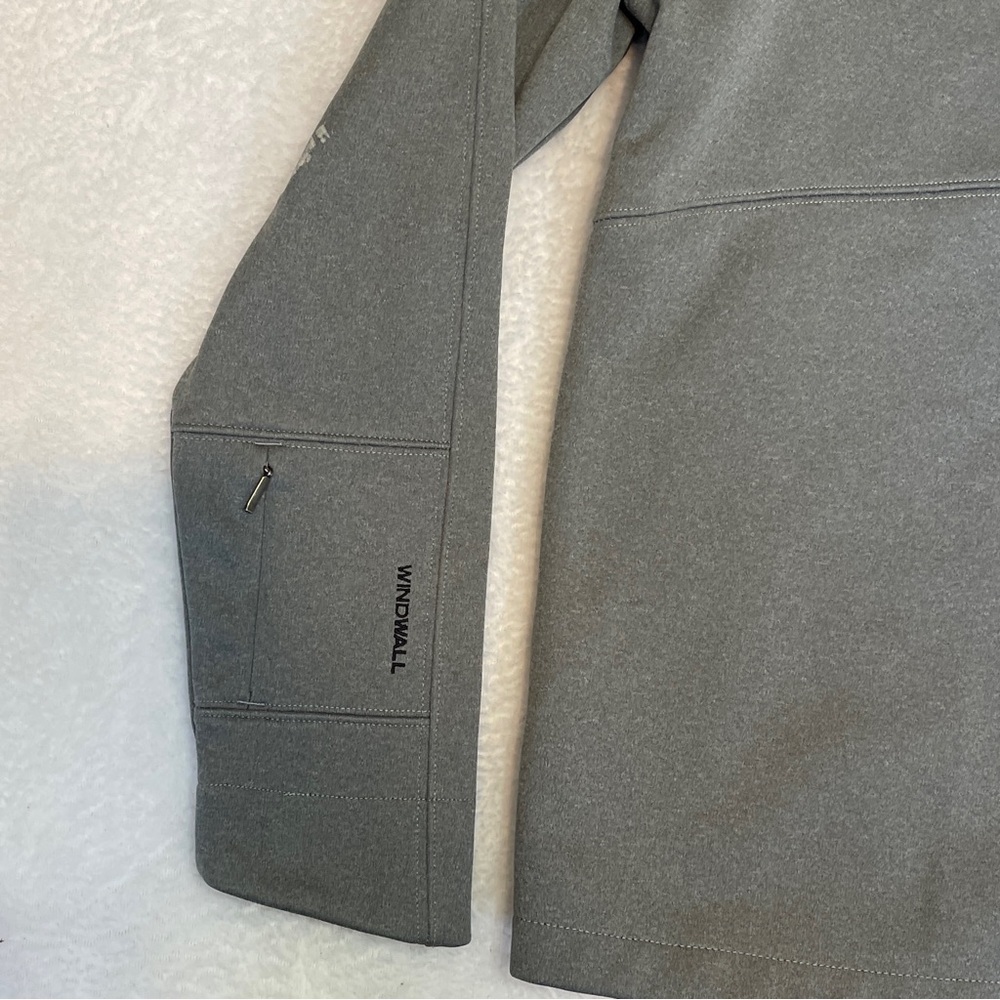 The North Face Gray Apex Riser Soft Shell Windpro… - image 6